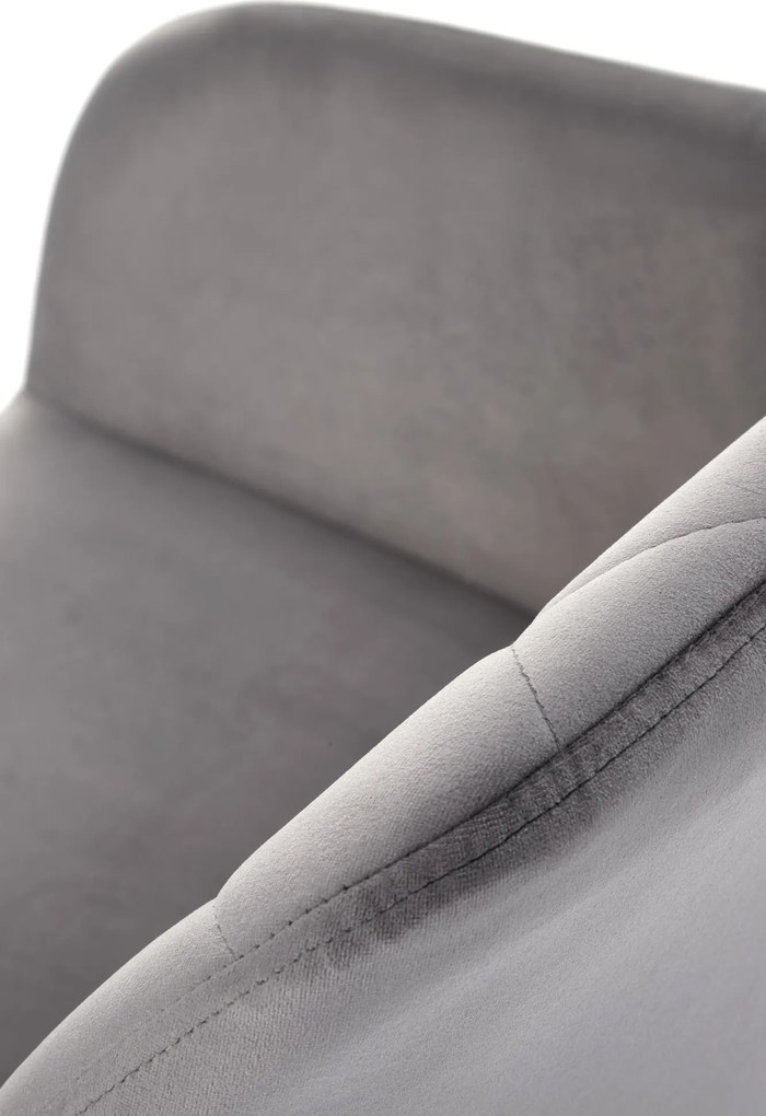 Jedálenská otočná stolička BELEN - šedá