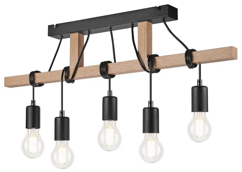 Prisadený luster LEONIDAS 5xE27/60W/230V