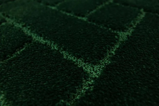 Kúpeľňový koberček Lotus fľaškovo zelený, tehla