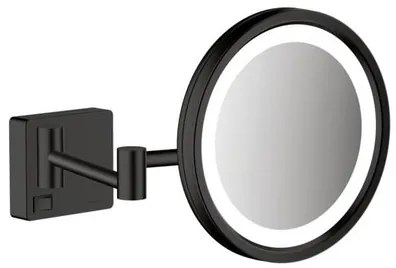 Hansgrohe AddStoris kozmetické zrkadielko sklopné vo farbe matná čierna 41790670