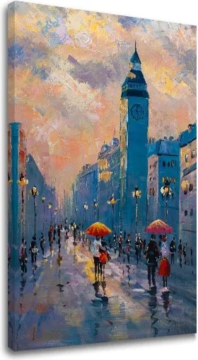 Obraz na plátne PRECHÁDZKA MESTOM 1 dielny XOBCHZH6206E1