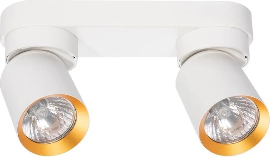 Bodové svietidlo ANDY 2xGU10/8W/230V biela/zlatá