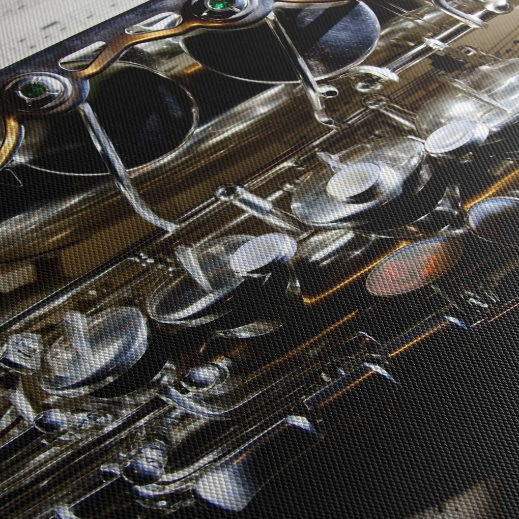 Obraz - Saxofón (120x50 cm)