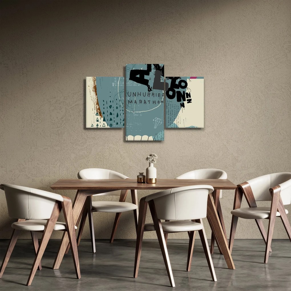 Obraz - Lietajúci balón s dúhou (90x60 cm)