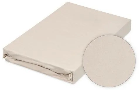 Matex Bamboo nepriepustné prestieradlo svetlobéžová, 70 x 140 cm