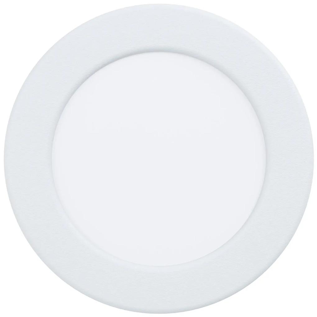 EGLO Zápustné LED stmievateľné osvetlenie FUEVA 5, 5,5W, teplá biela, 117mm, okrúhle, biele