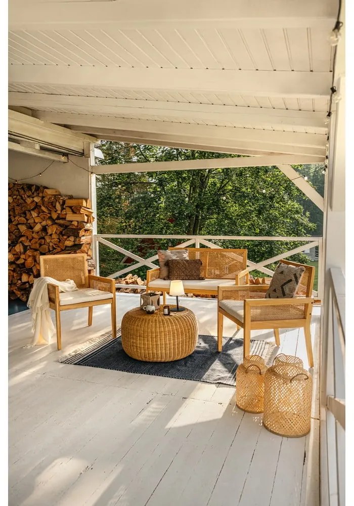 Ratanové záhradné kreslo Bonami Essentials Tosca