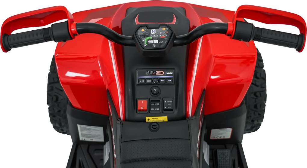 Ramiz Rýchle koleso Quad Vehicle Červená