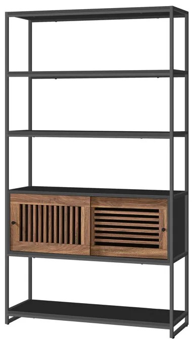 Autronic BONTEC Regál, mdf, čierna, AUR-E1121 BK Farba: Čierna