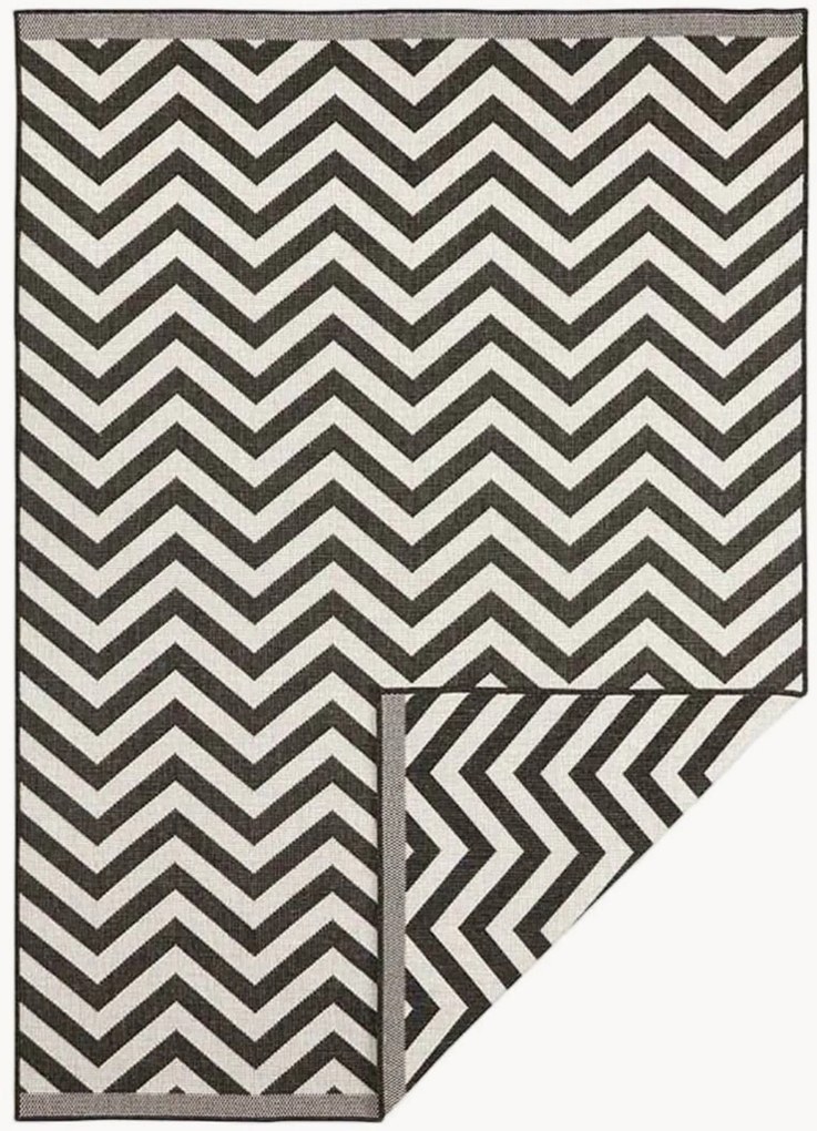 Obojstranný koberec's cikcak vzorom do interiéru/exteriéru Palma