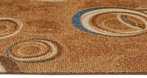 Koberce Breno Metrážny koberec DROPS 64, šíře role 400 cm, oranžová, viacfarebná