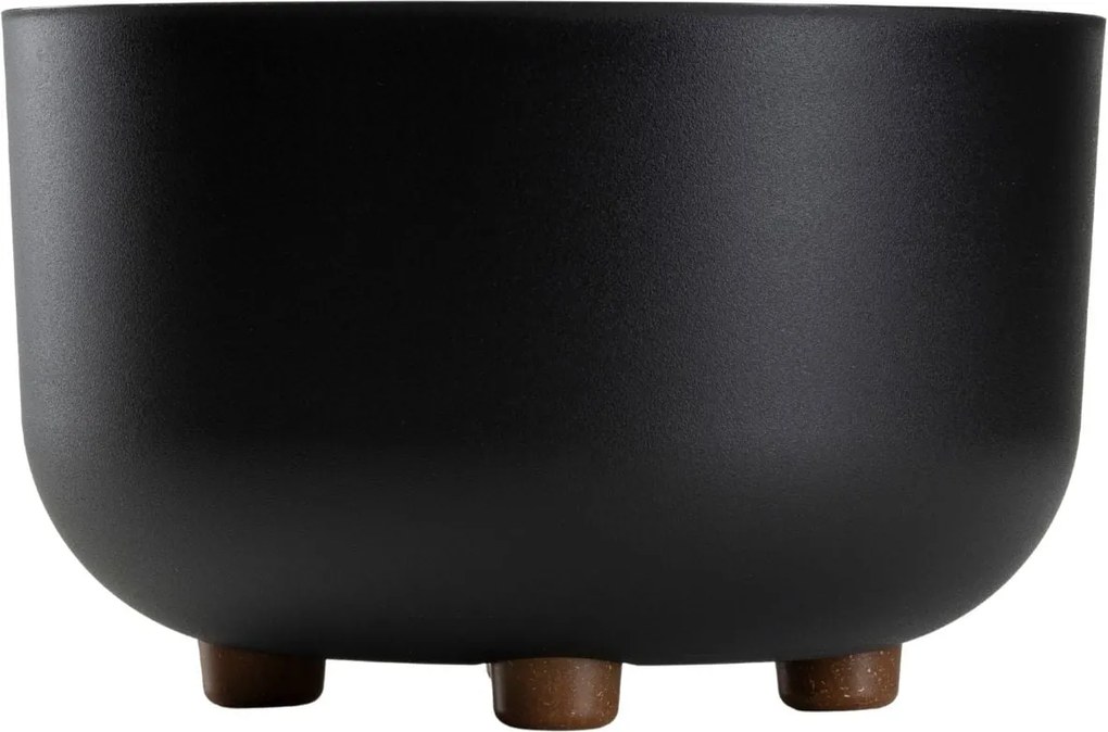 PLASTOVÝ KVETINÁČ TERRA 27X17 CM ČIERNA