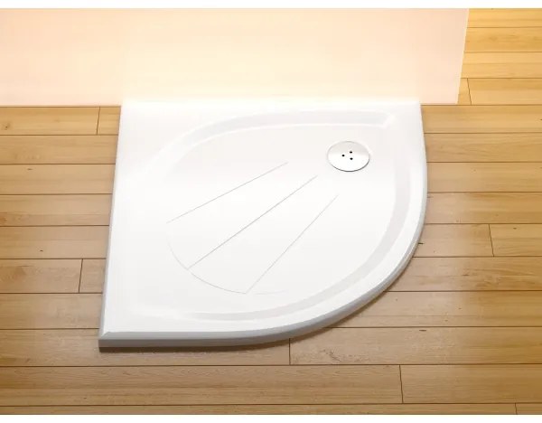 Ravak XA237701010 - Sprchová vanička štvrťkruhová ELIPSO 90x90 cm biela