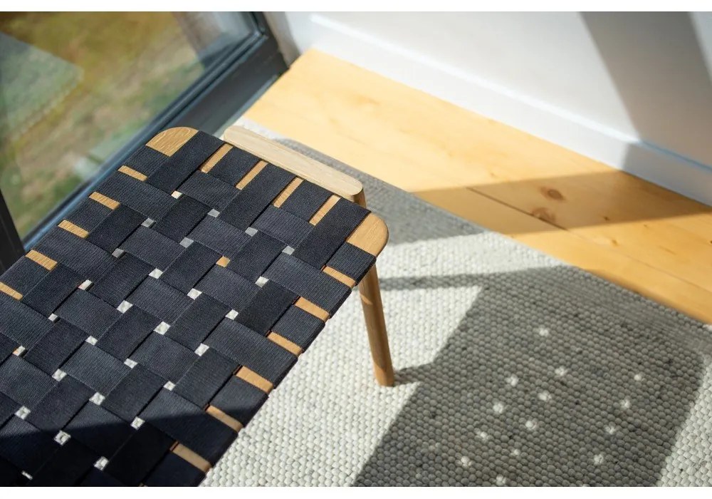 Čierna/v prírodnej farbe lavica Klupa - Gazzda