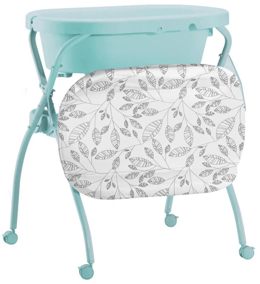 PETITE&MARS - Prebaľovací pult s vaničkou SPA 3v1 mintová