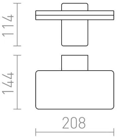 RED - Design Rendl-R11947- LED Vonkajšie nástenné svietidlo RINA LED/12W/230V IP65