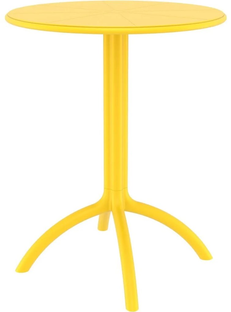 OCTOPUS  Ø60 záhradný stôl yellow