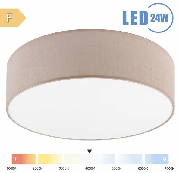 Brilagi - LED Stropné svietidlo SIRIJA LED/24W/230V pr. 45 cm béžová