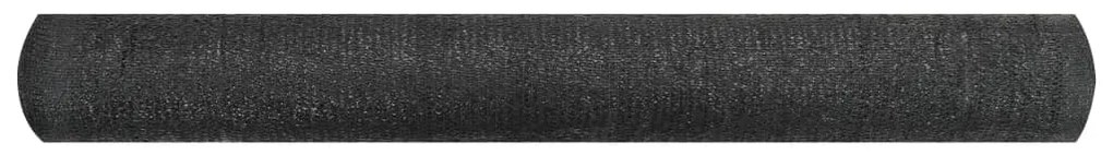 vidaXL Tieniaca sieť čierna 2x25 m HDPE 150 g/m²