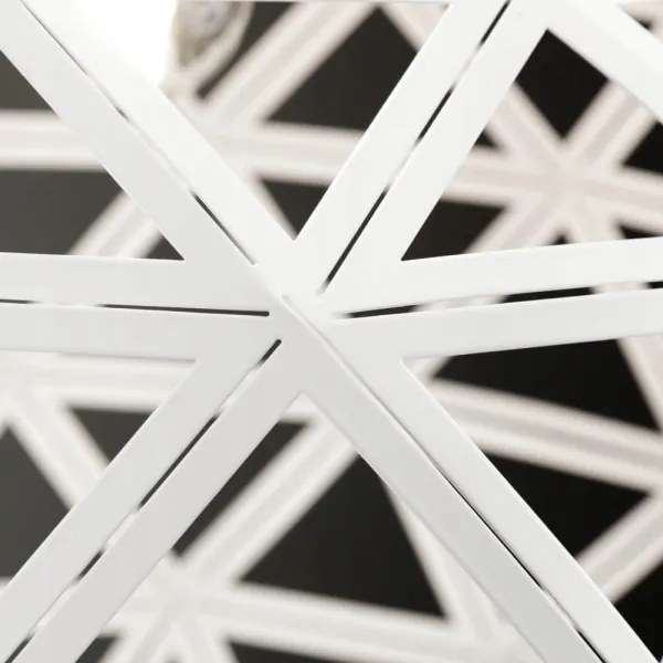 Luster na lanku FROZEN 1xE27/60W/230V pr. 50 cm biela