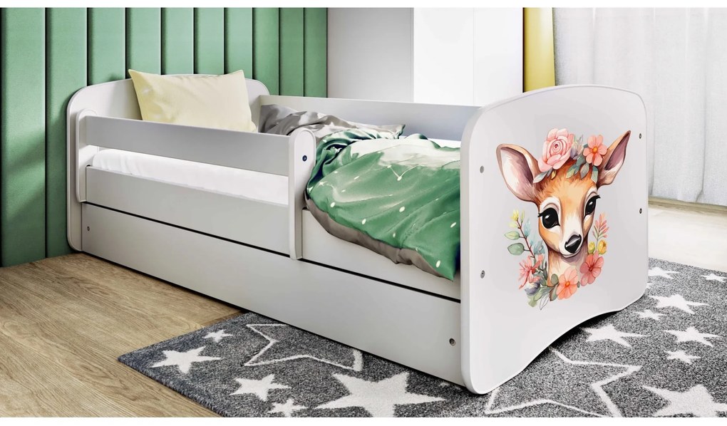 Detská postieľka Babydreams Bambi biela