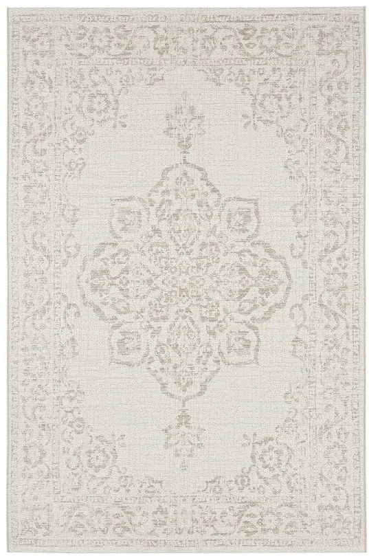 Kusový koberec Beach 103854 Cream / Beige – na von aj na doma, 80x150, biela, chodba / predsieň, Hanse Home