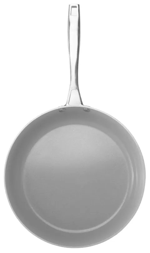 Elmich Nepriľnavá keramická panvica Vital Ø 24 cm – krémovo biela