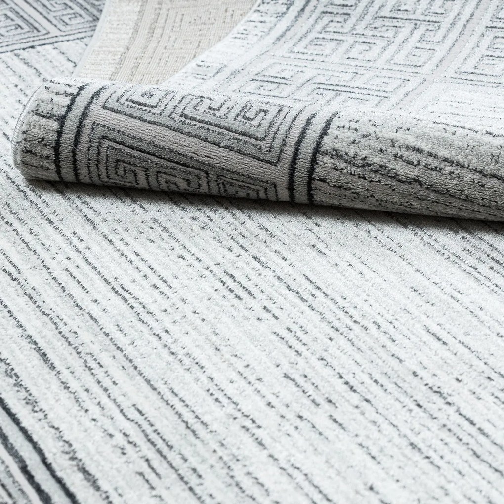Dywany Łuszczów, Kusový koberec Allure 8783 l.grey/white, 280x370, šedá, kancelária