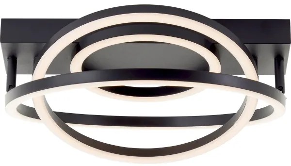 Brilliant - LED stmievateľné stropné svietidlo PEDLEY LED/36W/230V čierna