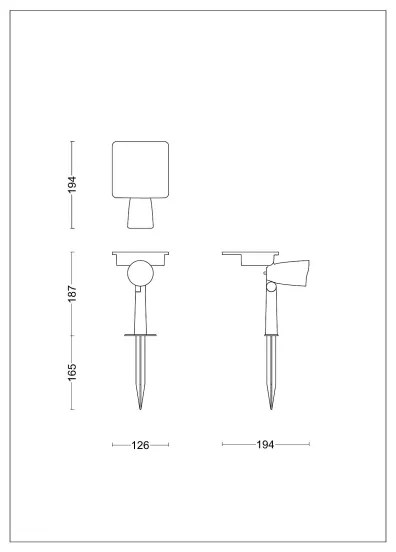 Philips - LED Solárne bodové svietidlo ASHLYN LED/1,4W/3,7V 2700K IP44