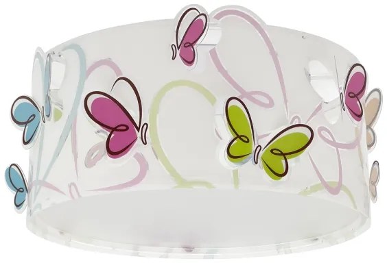 Dalber 62146 - Detské stropné svietidlo MOTÝĽ 2xE27/60W/230V