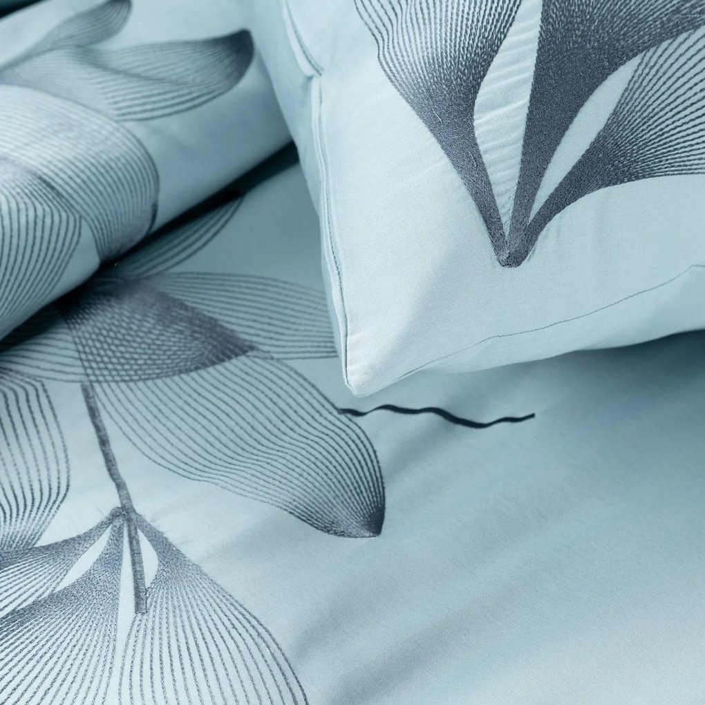 SATÉNOVÉ OBLIEČKY HAFT7 160X200 CM, 2KS 70X80 CM VZOROVANÉ