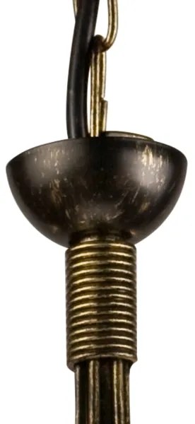 Luster na reťazi DONATO 6xE14/40W/230V