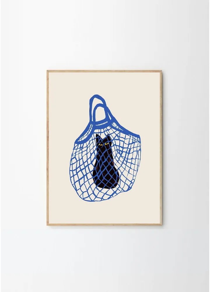 Plagát 30x40 cm The Cat’s In The Bag – Chloe Purpero Johnson – The Poster Club