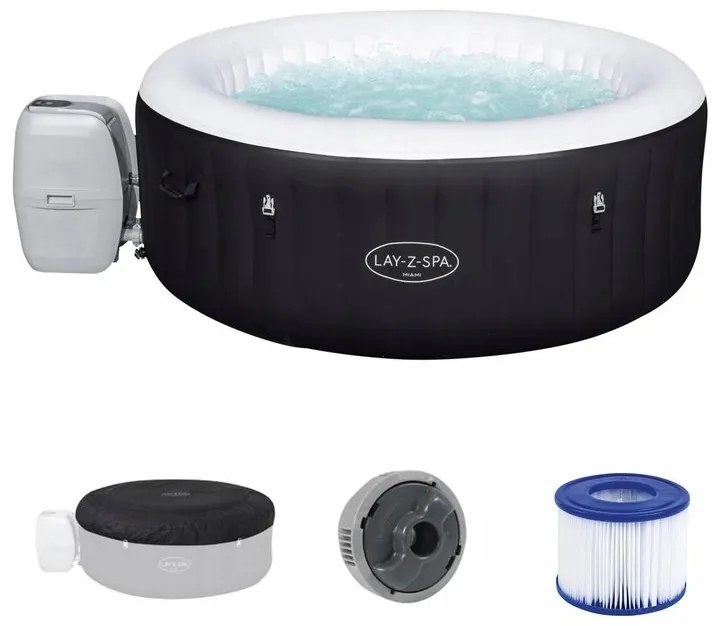 JAKS JACUZZI LAY-Z-SPA MIAMI AIRJET 2-4 OSOBY 180 X 66 CM - BES60001