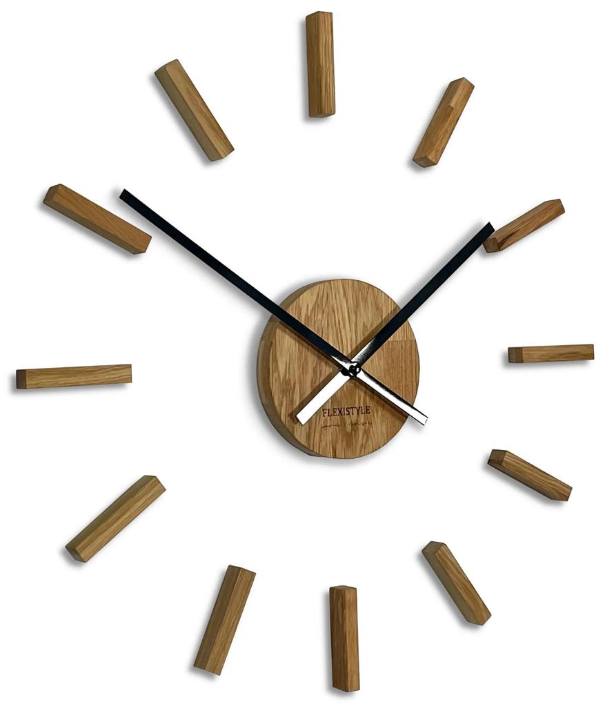 Dekorstudio Moderné drevené hodiny EKO Simple Stick 75cm