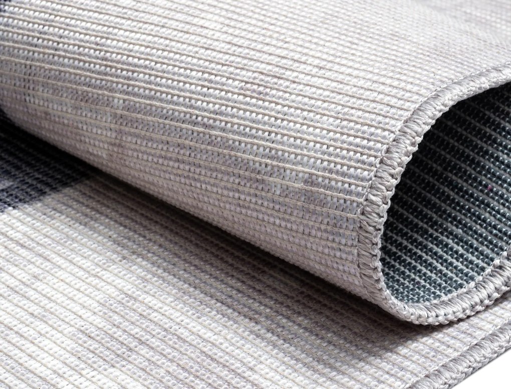 Kusový koberec Jordan CA30015 grau – na von aj na doma, 160x230, viacfarebná, chodba / predsieň, My Flair