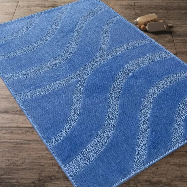 Sada kúpeľňových koberčekov Montana Symphony Blue