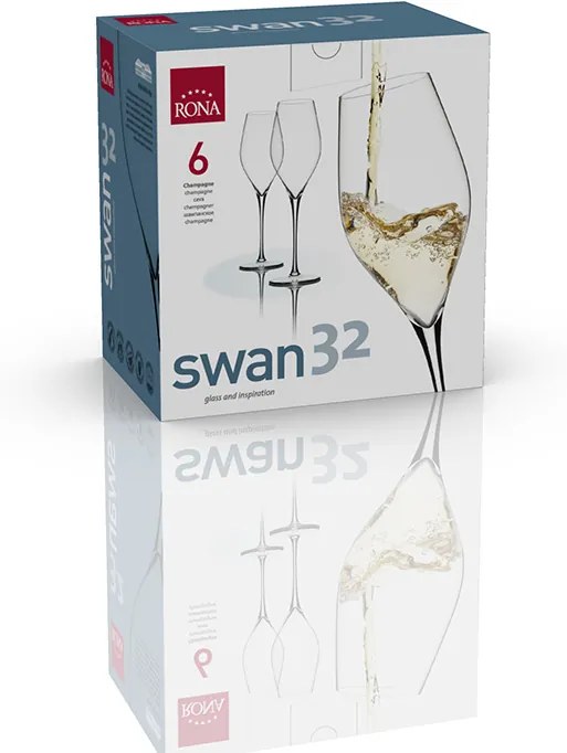 RONA Pohár na sekt SWAN 320ml