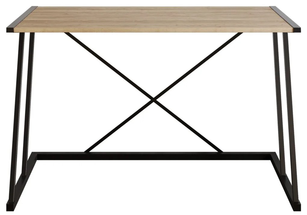 Písací stôl ANEMON orech/čierny