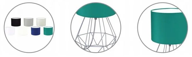 Nočná lampa v štýle loftu v tvare diamantu