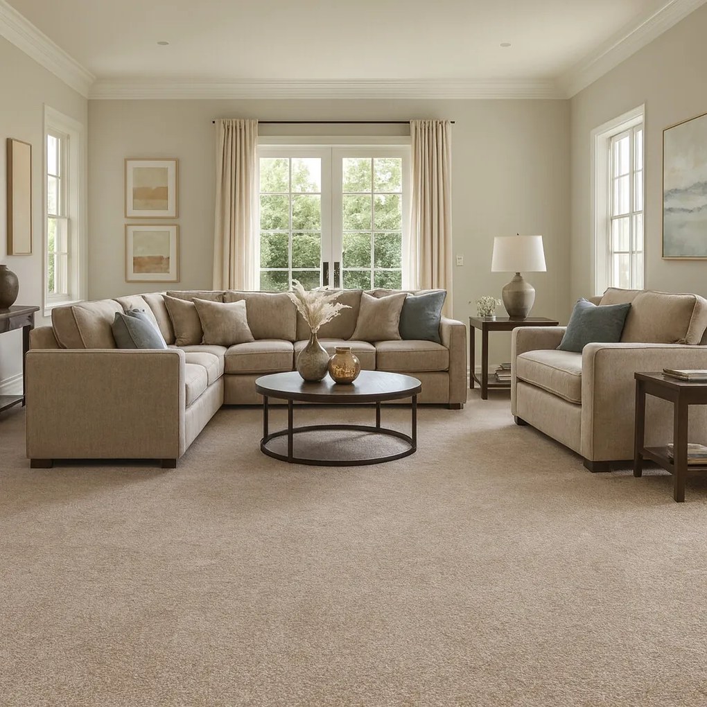 Condor Carpets, Koberec metráž Sicily 190, na mieru, šíře 4m,5m, béžová, filc, obývacia izba