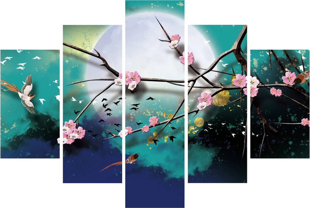 Obraz - Strom, grafika (150x105 cm)
