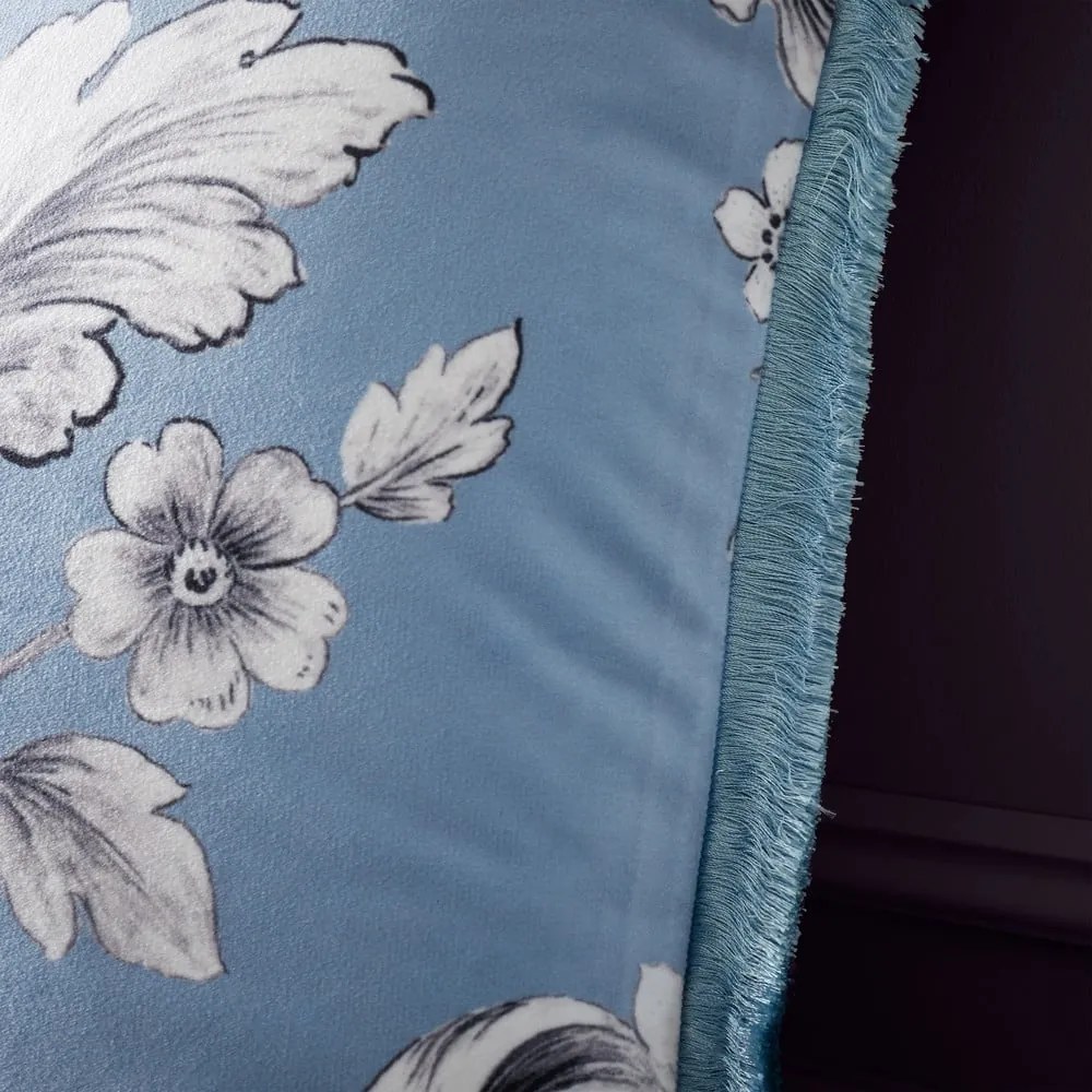 Zamatový dekoračný vankúš 45x45 cm Bridgerton Regal Floral – Catherine Lansfield