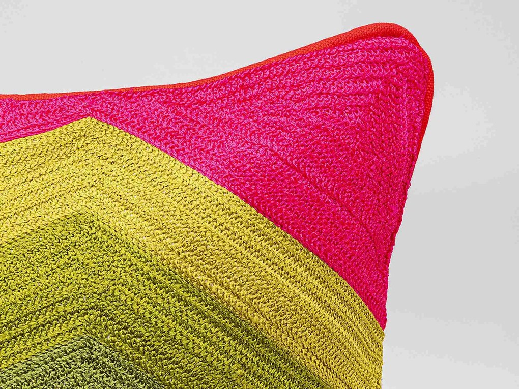 Artistic Zig Zag vankúš červený 50x50 cm