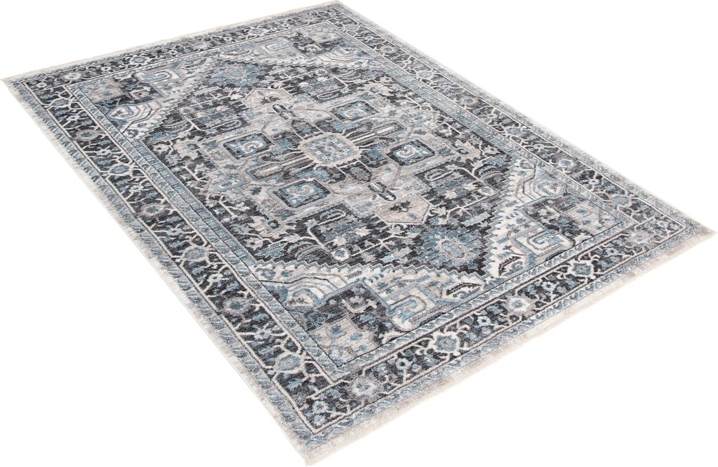 TA Koberec 3783A ANTRACITOVÁ / STRIEBORNÁ MYSTICKÁ Rozmer: 120x180 cm