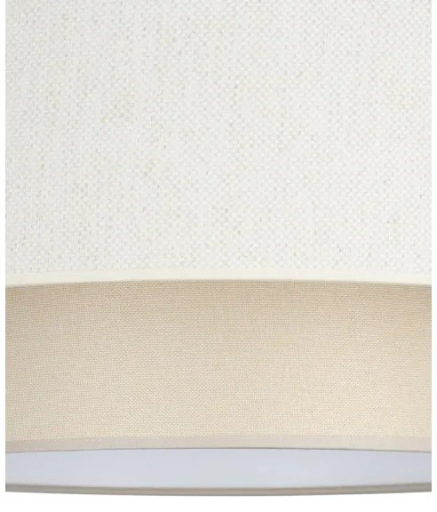 Luster na lankách NATIA 1xE27/60W/230V, priemer 45 cm, krémový