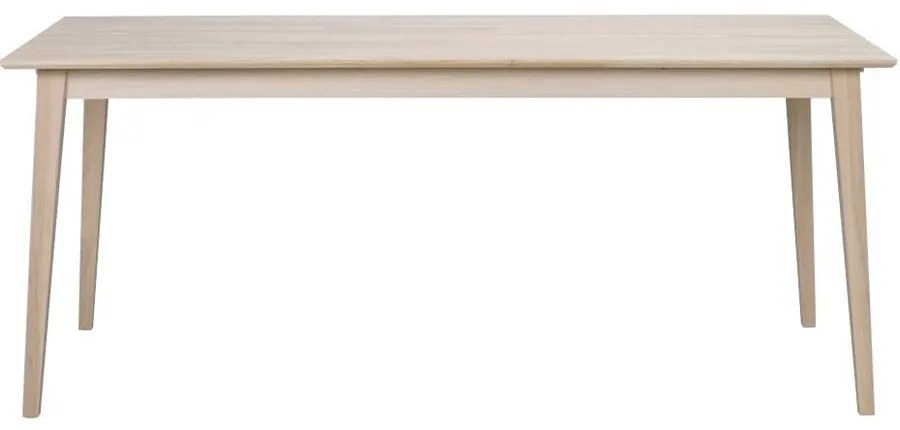 Matne lakovaný dubový jedálenský stôl Rowico Mimi, 180 x 90 cm