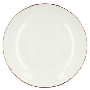 Šálka AURO s podšálkou, so zlatým okrajom ALL 992036 210 ml