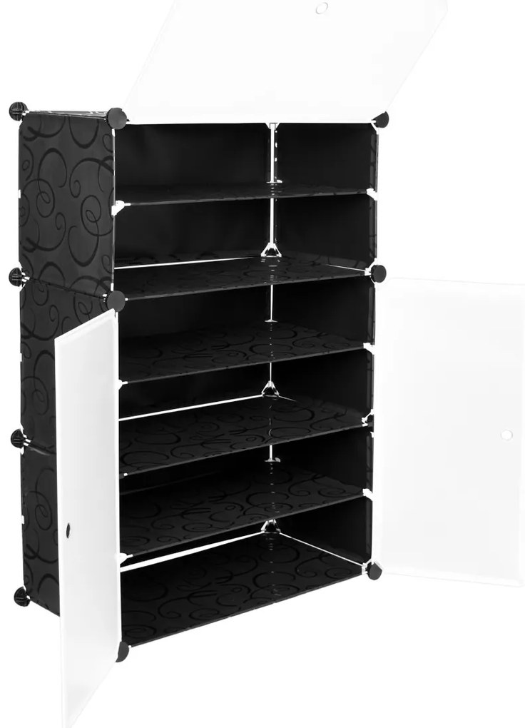 Modulárny botník RAKIA čierny